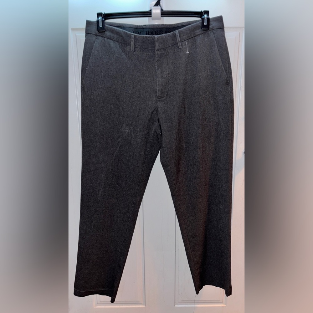 J.M.HAGGER Men’s 36x29 Classic Slim Fit Dark Grey Dress Pants